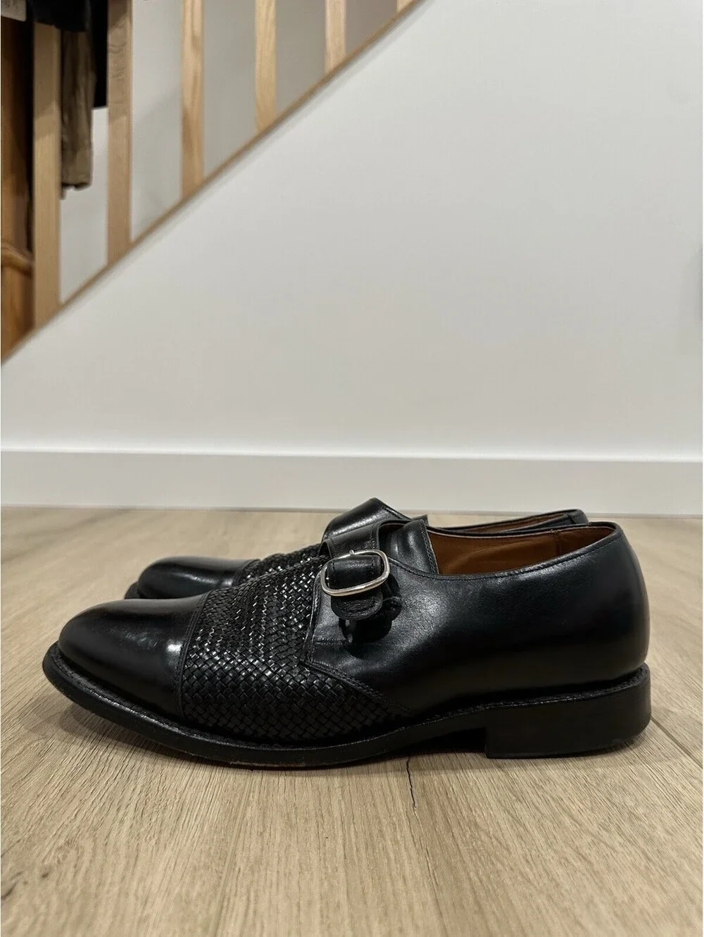Allen Edmonds TULANE Monkstrap 8.5D Black